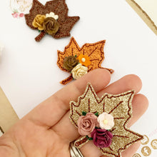 Load image into Gallery viewer, Autumn Leaves Headband or Hair Clip