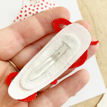 Load image into Gallery viewer, Red Valentines Day snap clip set