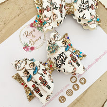 Load image into Gallery viewer, Christmas Nutcracker Hair Bow Headband or Clip