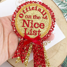 Load image into Gallery viewer, Nice List Christmas Badge - Christmas Eve Box Filler