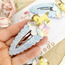 Load image into Gallery viewer, Unicorn large snap clip