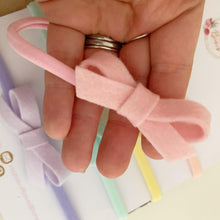 Load image into Gallery viewer, Wool felt pastel headband set
