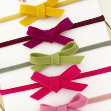 Load image into Gallery viewer, Wool felt autumn headband set