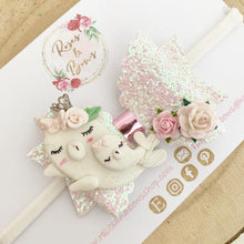 Load image into Gallery viewer, Seal hair Bow Headband or Clip