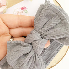 Load image into Gallery viewer, Grey Nylon Headwrap Headband