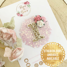 Load image into Gallery viewer, Birthday Badge - Birthday Customisable Glitter Badge