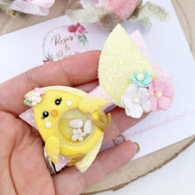 Load image into Gallery viewer, Easter Chick Shaker Hair Bow Headband or Clip