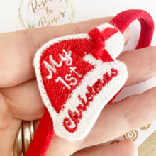 Load image into Gallery viewer, 1st Christmas- First Christmas headband
