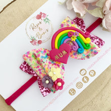 Load image into Gallery viewer, Mother’s Day Hair Bow Headband or Clip