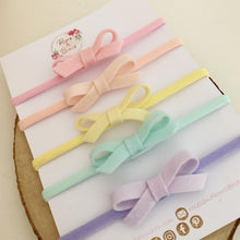 Load image into Gallery viewer, Wool felt pastel headband set