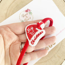 Load image into Gallery viewer, 1st Christmas- First Christmas headband