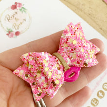 Load image into Gallery viewer, Kisses Valentines Hair Bow Headband or Clip