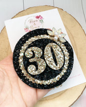 Load image into Gallery viewer, 30 Birthday Badge - Birthday Glitter Badge
