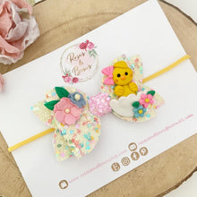 Load image into Gallery viewer, Easter Chick Hair Bow Headband or Clip
