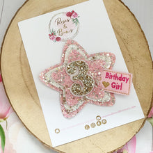 Load image into Gallery viewer, Birthday Girl Badge - Birthday Glitter Badge
