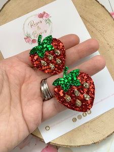 Strawberry hair clip