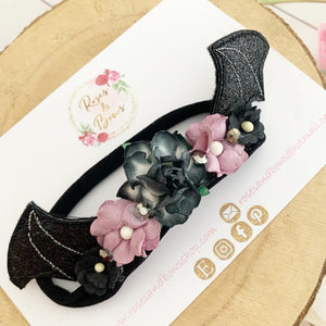 Bat wings headband - Girls Hairband - Photo Prop