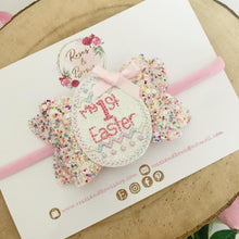 Load image into Gallery viewer, My 1st Easter Hair Bow Headband or Clip
