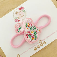 Load image into Gallery viewer, Easter bunny headband - embroidered bunny headband
