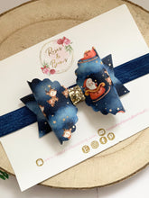 Load image into Gallery viewer, Father Christmas Hair Bow Headband or Clip
