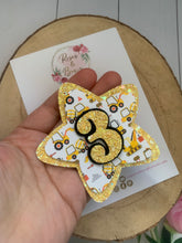 Load image into Gallery viewer, Tractor/Digger/Vehicle Birthday Badge - Birthday Glitter Badge
