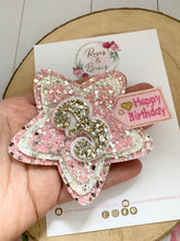 Load image into Gallery viewer, Happy Birthday Badge - Birthday Glitter Badge
