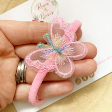 Load image into Gallery viewer, Rainbow pink butterfly headband
