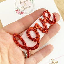 Load image into Gallery viewer, Valentines Day snap clip
