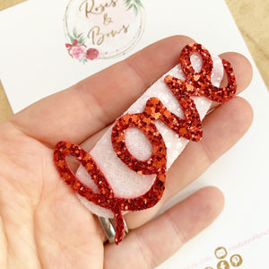 Valentines Day snap clip