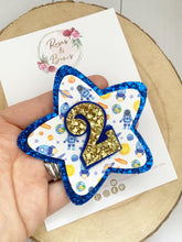 Load image into Gallery viewer, Birthday Space Badge - Birthday Glitter Badge
