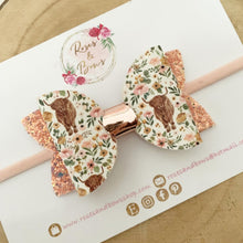 Load image into Gallery viewer, Highland Cow Hair Bow Headband or Clip
