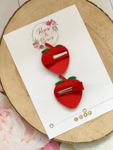 Load image into Gallery viewer, Strawberry hair clip
