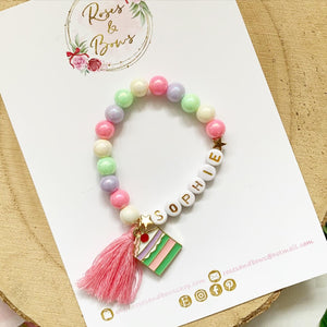 Girls Birthday Bracelet