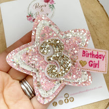Load image into Gallery viewer, Birthday Girl Badge - Birthday Glitter Badge
