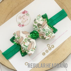 Duck Hair Bow Headband or Clip