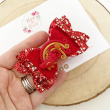 Load image into Gallery viewer, Chinese New Year, year of the Dragon Hair Bow Headband or Clip
