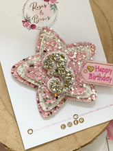 Load image into Gallery viewer, Happy Birthday Badge - Birthday Glitter Badge
