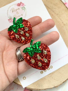 Strawberry hair clip