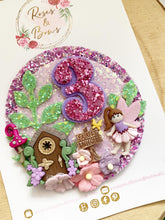 Load image into Gallery viewer, Fairy Birthday Pin Badge - Birthday Glitter Badge
