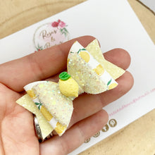 Load image into Gallery viewer, Lemon Hair Bow Headband or Clip
