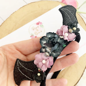 Bat wings headband - Girls Hairband - Photo Prop