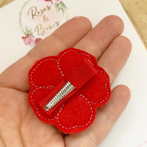 Poppy hair clip