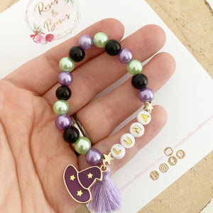 Girls Witch Personalised Bracelet