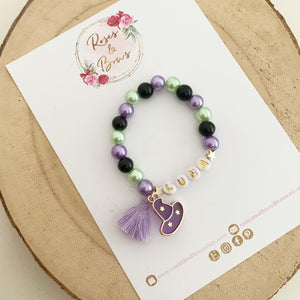 Girls Witch Personalised Bracelet