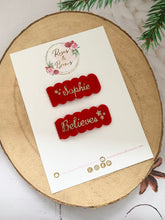 Load image into Gallery viewer, Personalised believes snap clips
