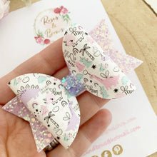 Load image into Gallery viewer, Dinosaur Hair Bow Headband or clip

