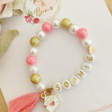 Load image into Gallery viewer, Girls Valentine’s Bracelet
