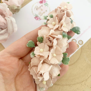 Nude nylon headband - Flower Crown Headband