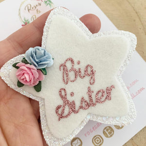 Big Sister Badge - Glitter Badge