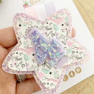 Dinosaur Birthday Badge - Birthday Glitter Badge